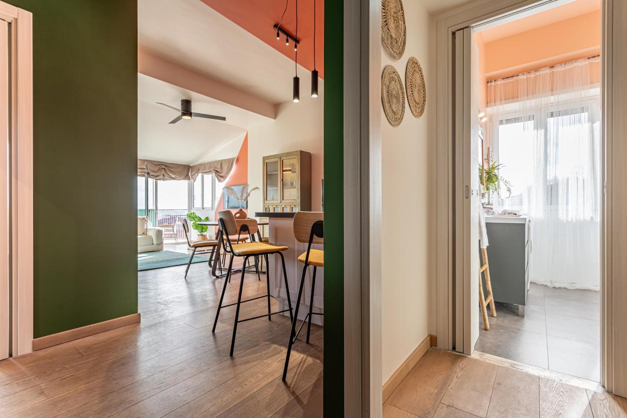 Ferienwohnung Viola Penthouse With Rome Panoramic View Exterior foto